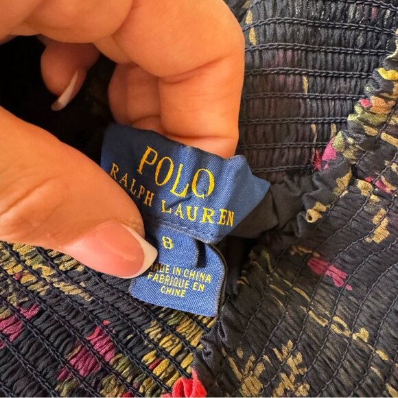 Polo Ralph Lauren’s Youth Girls Floral Flowy Lightweight Mini Skirt Size 8 - Picture 4 of 4